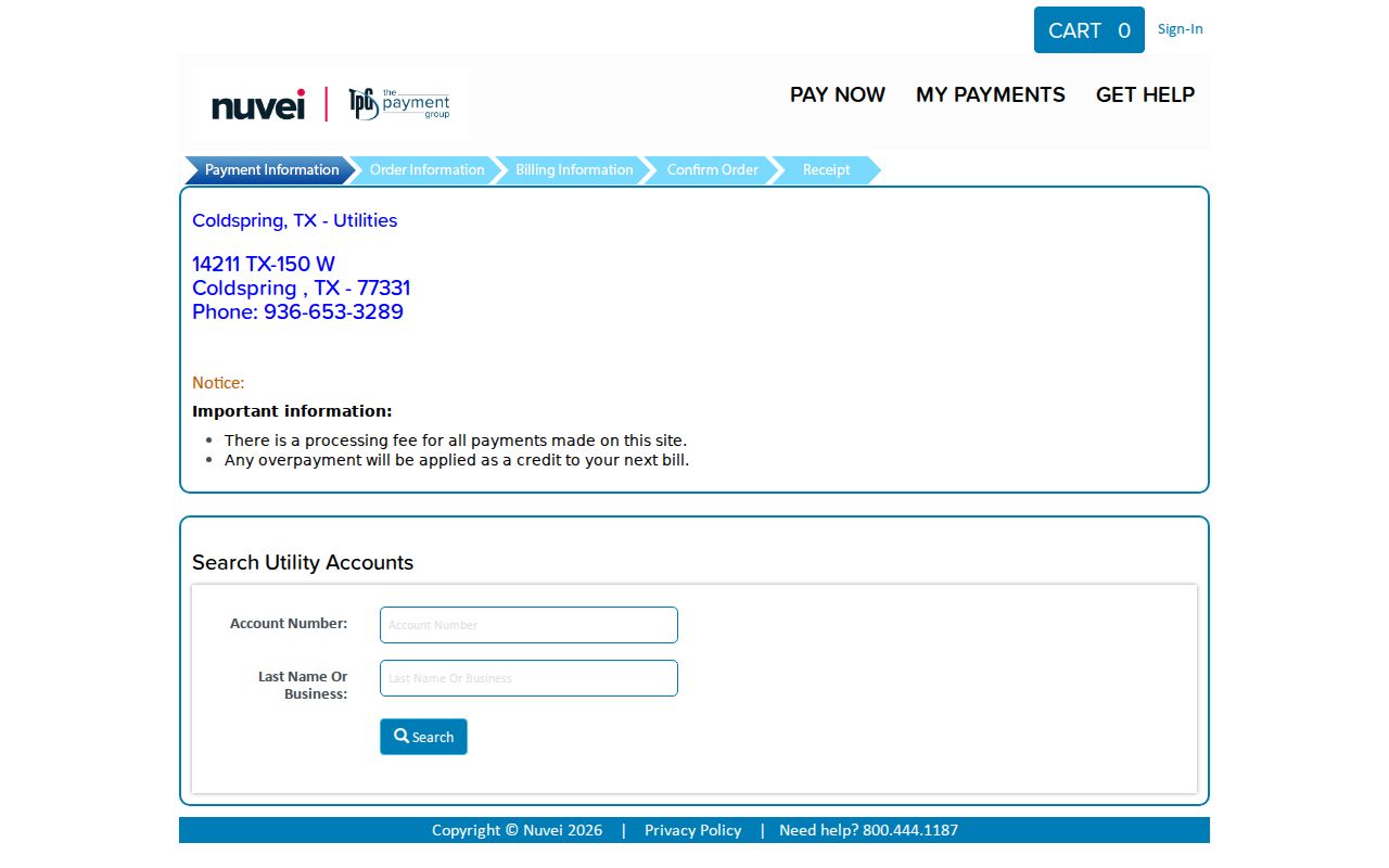 San Jacinto County traffic warrant city-linked payment page